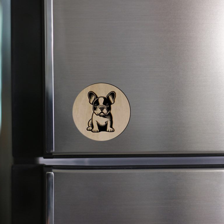 Lot de 3 magnets bouledogue