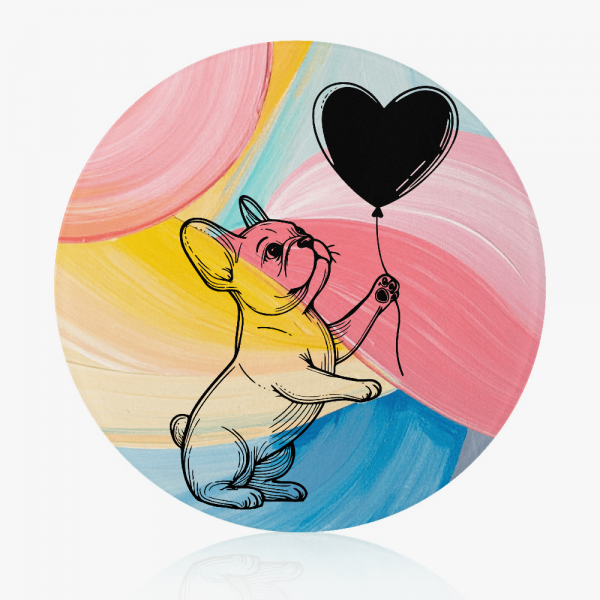 Planche à découper - bouledogue