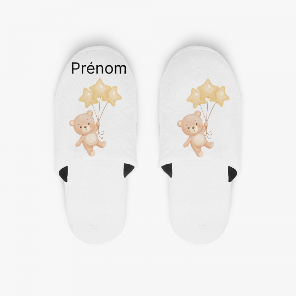Chaussons ours ballon