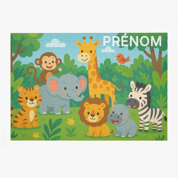 Puzzle personnalisé - Savane