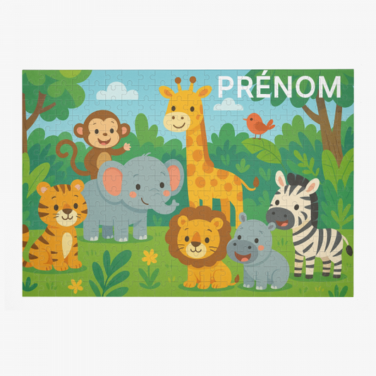 Puzzle personnalisé - Savane