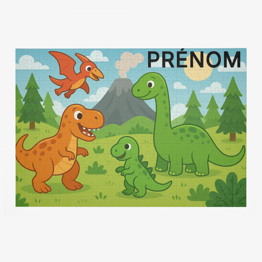Puzzle personnalisé - Dinosaures