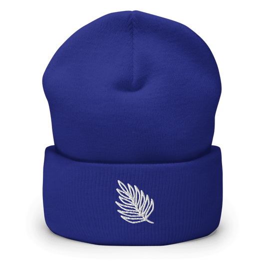 Bonnet brodé - nature