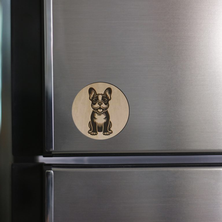 Lot de 3 magnets bouledogue