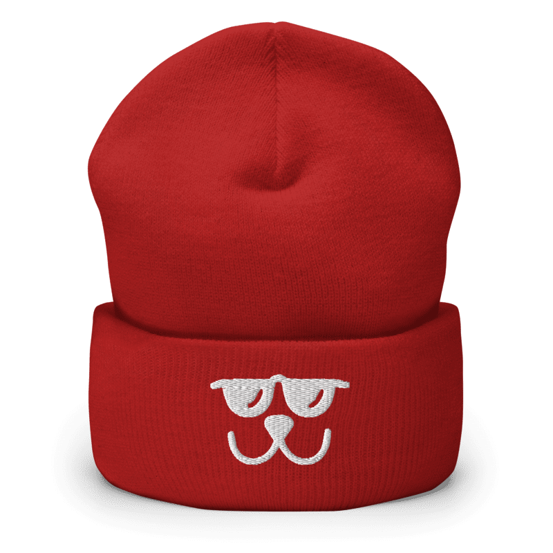 Bonnet brodé - smile