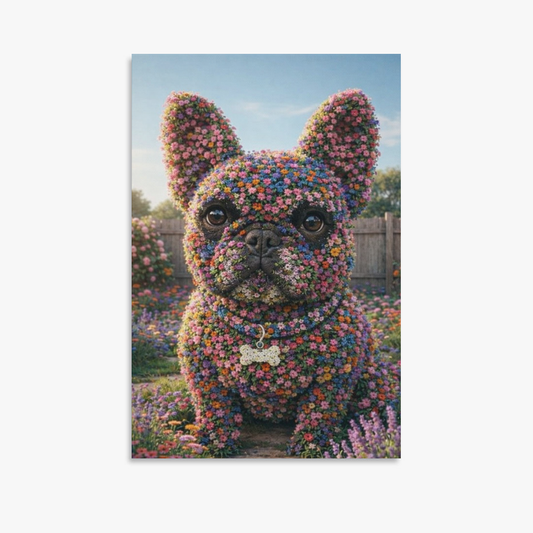 Affiche boubou fleurs