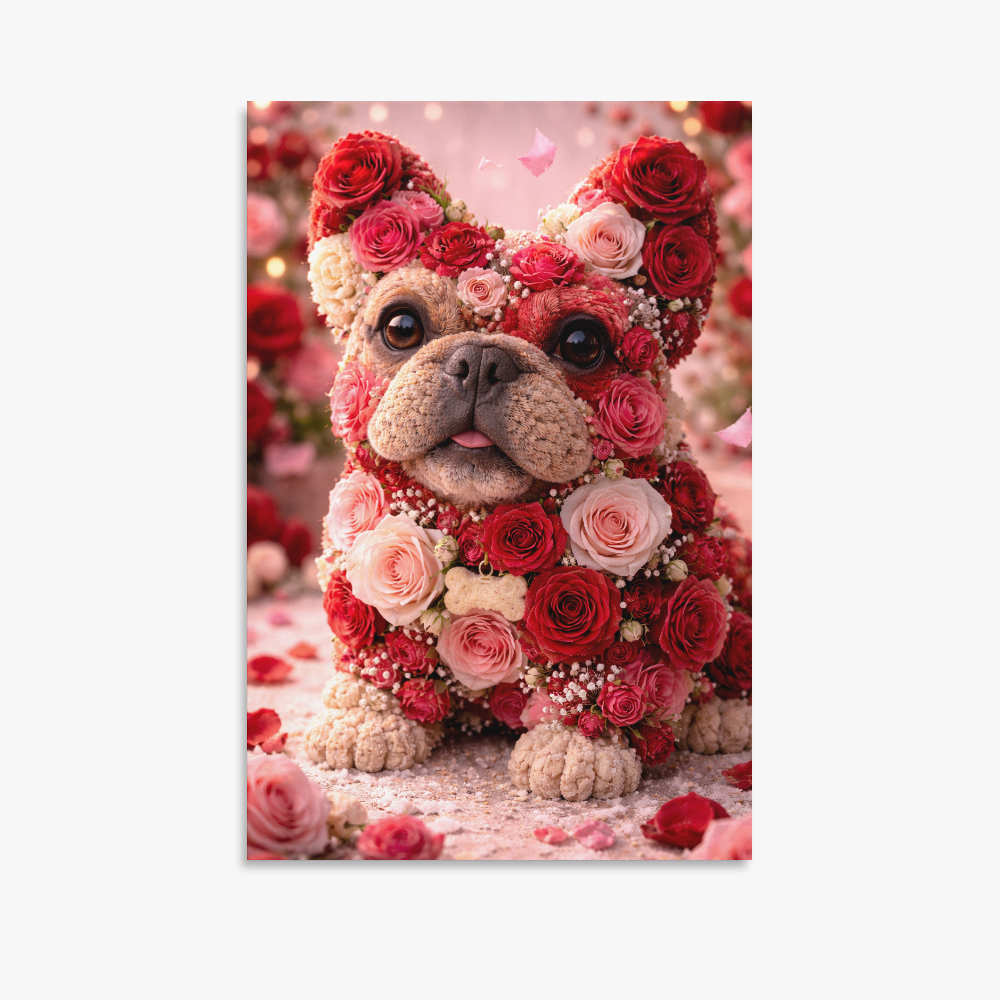 Affiche boubou Roses