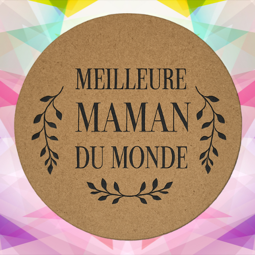 Dessous de plat en liège - Meilleure maman