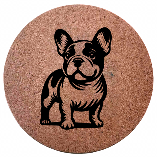 Dessous de plat en liège - Bouledogue