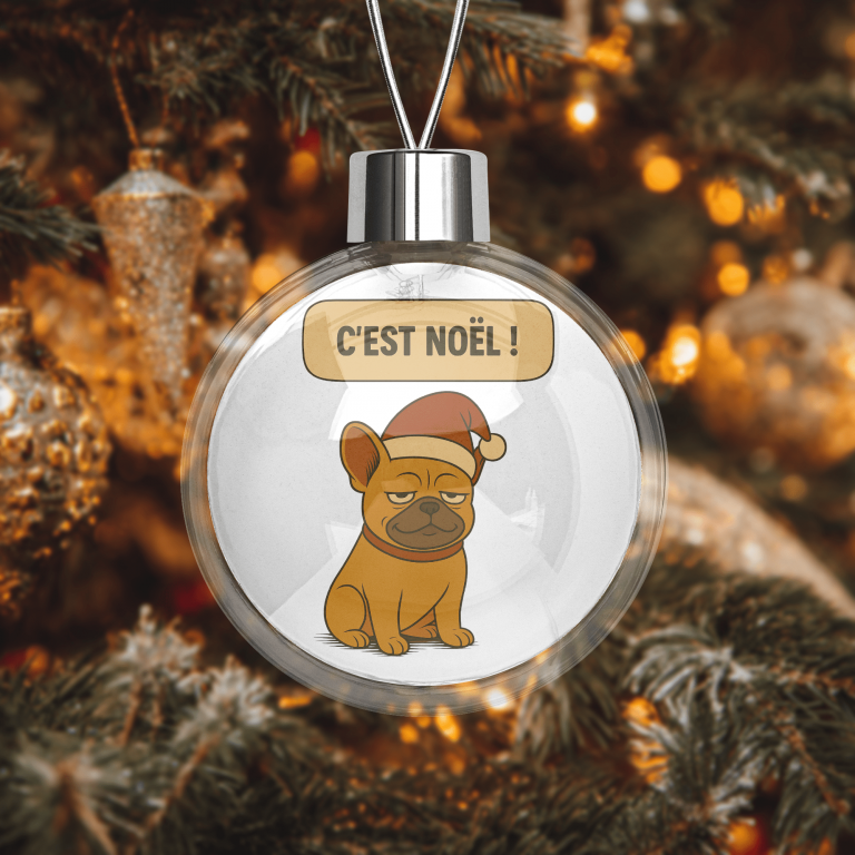 Boules de Noël forme ronde - Plusieurs modèles