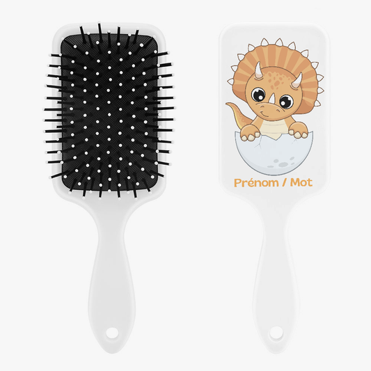 Brosse à cheveux personnalisée - dino