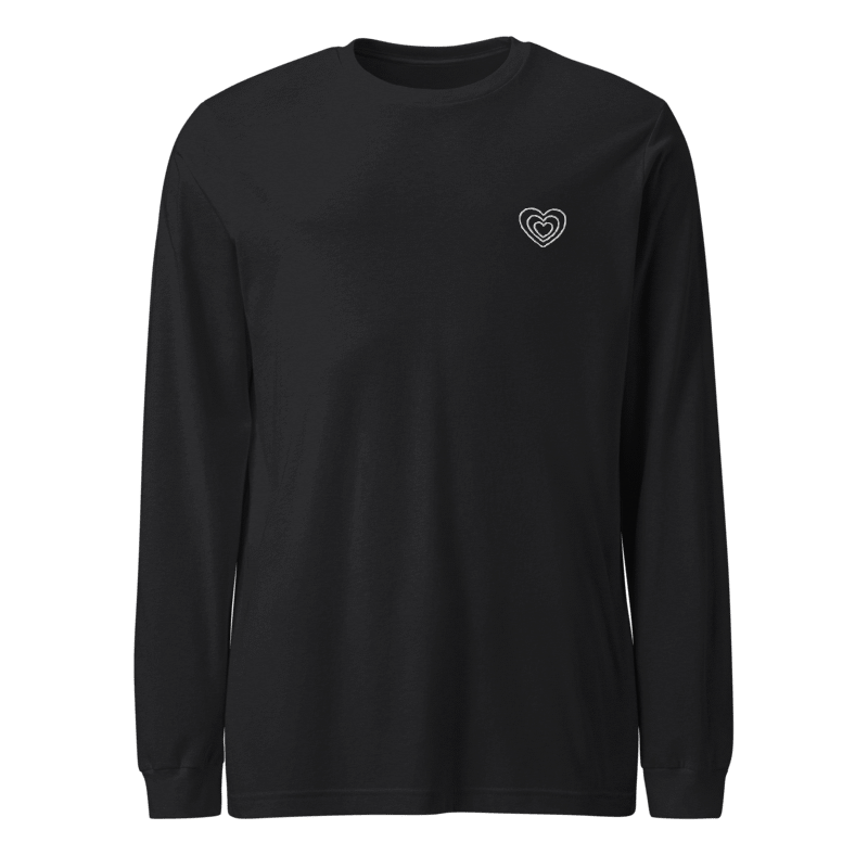 T-shirt manches longues unisexe - Cœur
