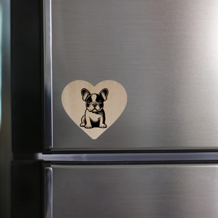 Lot de 3 magnets bouledogue