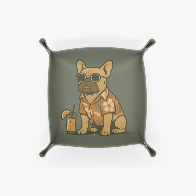 Vide-poche bouledogue - hawaï