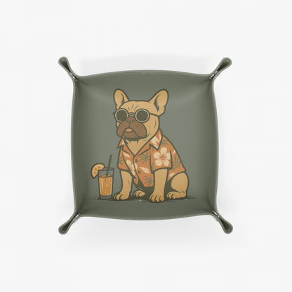 Vide-poche bouledogue - hawaï