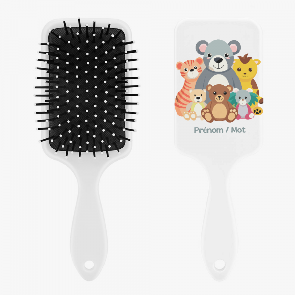 Brosse à cheveux personnalisée - personnages