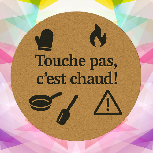 Dessous de plat en liège - C'est chaud