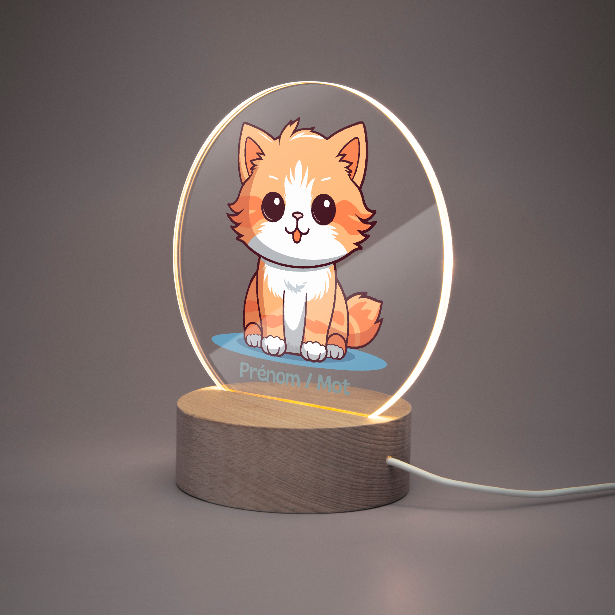 Lampe/Veilleuse - Chat