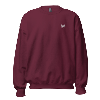 Sweat unisexe brodé bouledogue