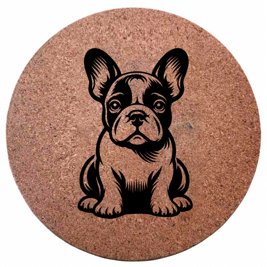 Dessous de plat en liège - Bouledogue