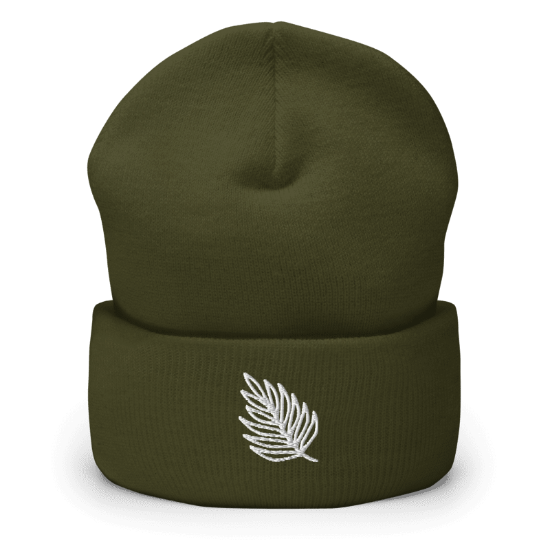 Bonnet brodé - nature