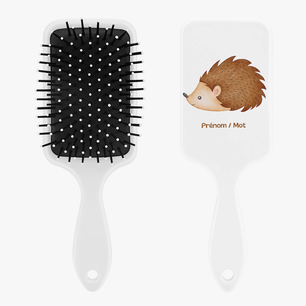 Brosse à cheveux personnalisée - hérisson