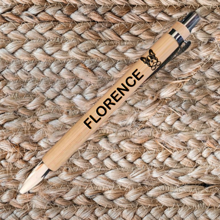Stylo bouledogue personnalisé
