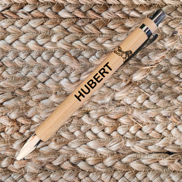 Stylo bouledogue personnalisé