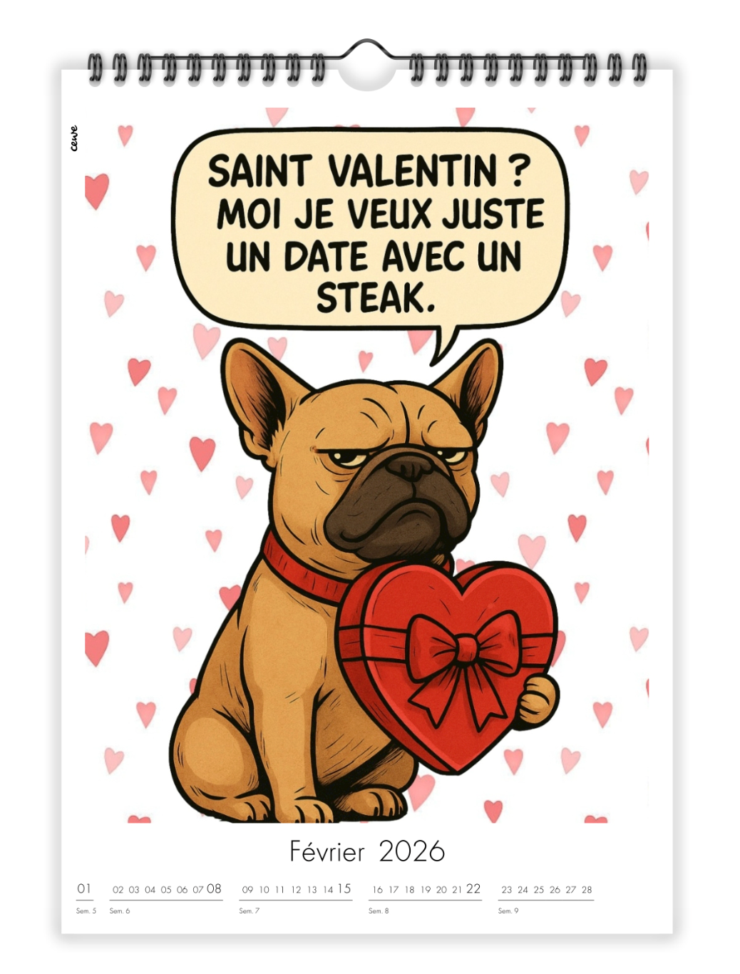 Calendrier bouledogues