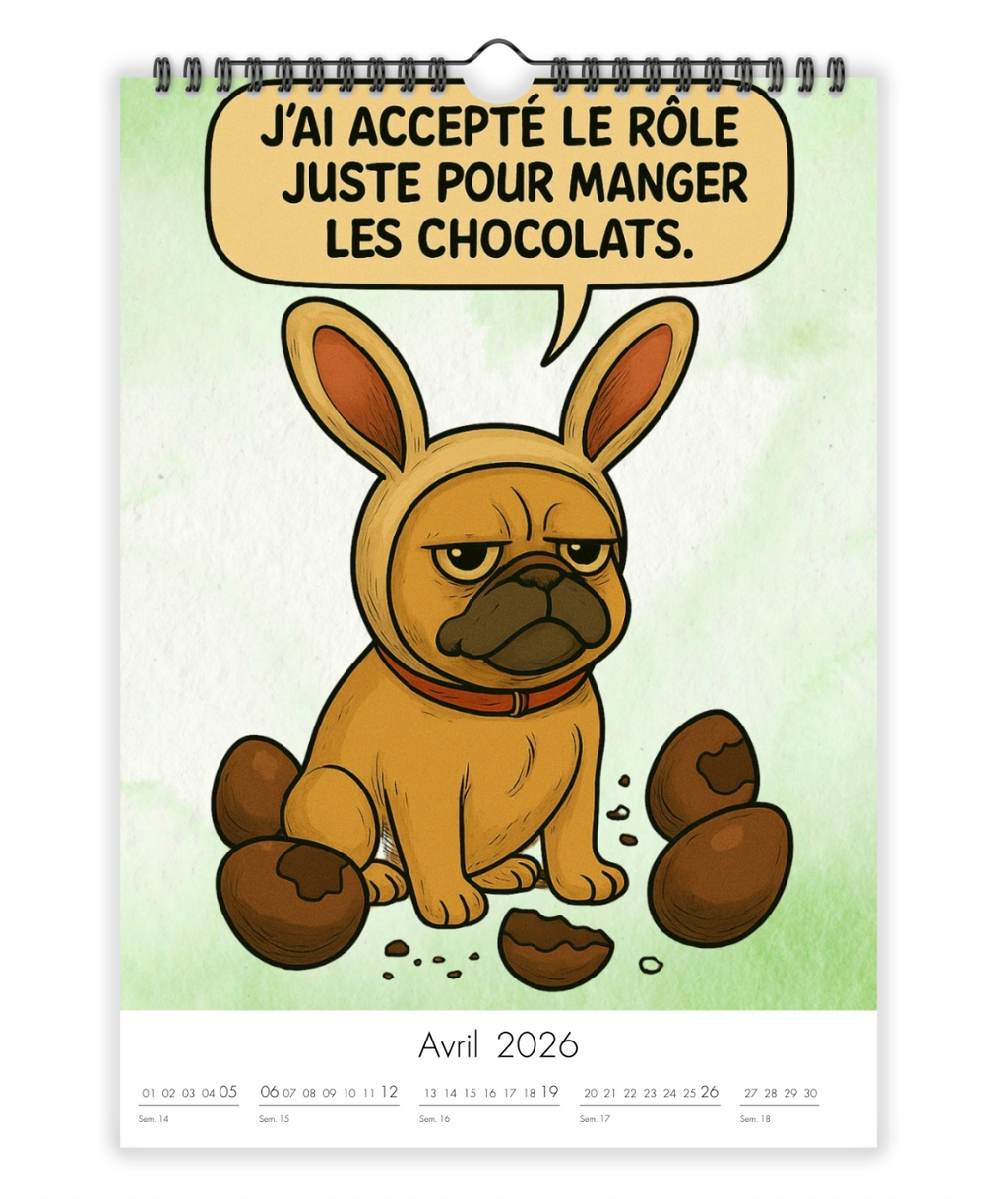 Calendrier bouledogues