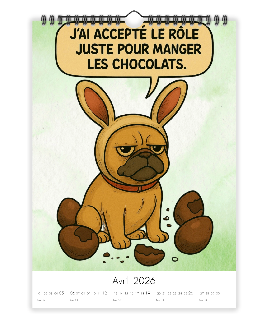 Calendrier bouledogues
