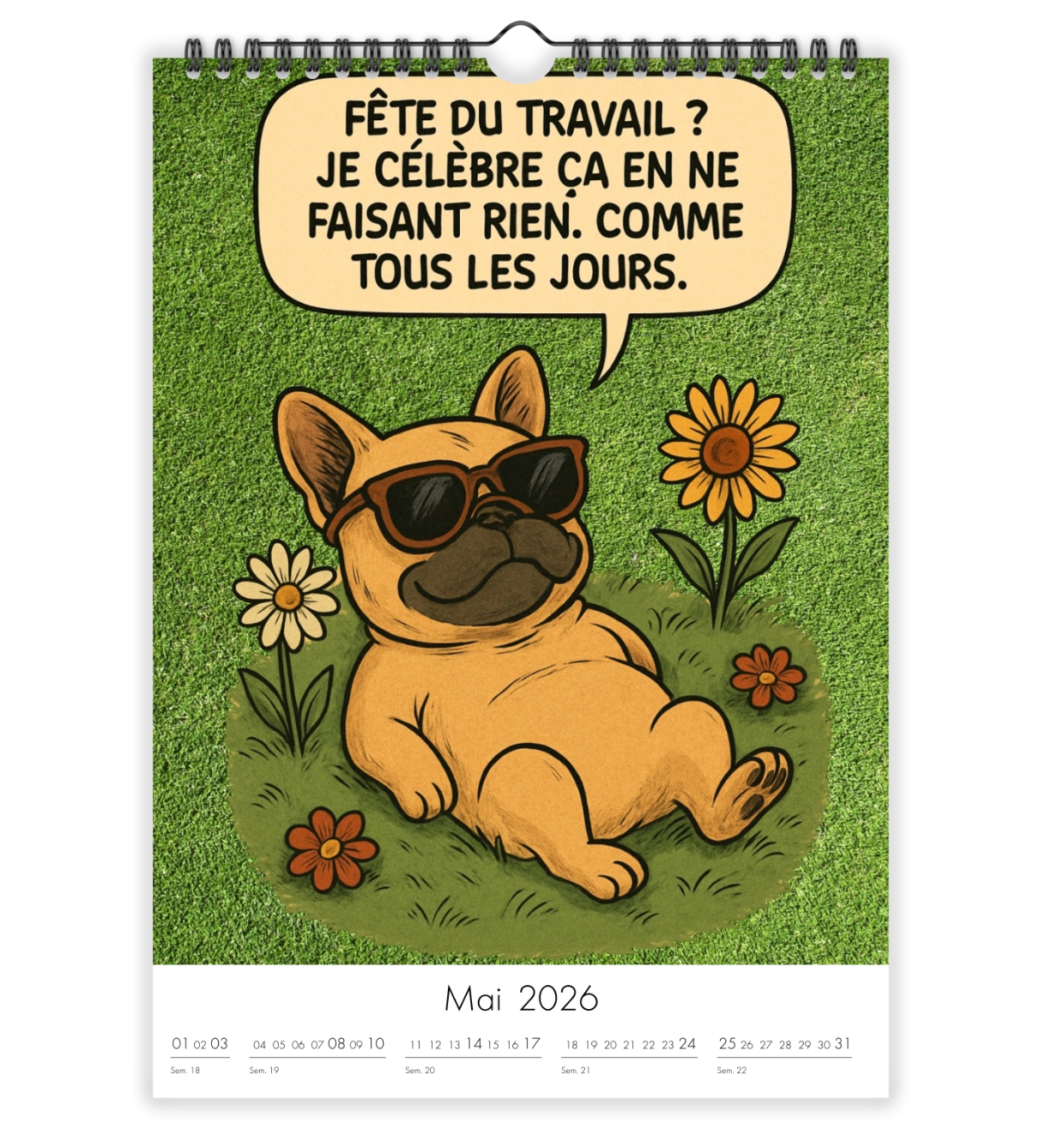 Calendrier bouledogues