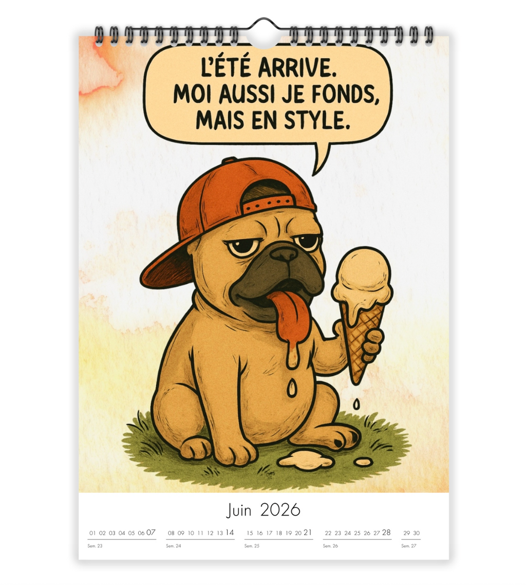 Calendrier bouledogues