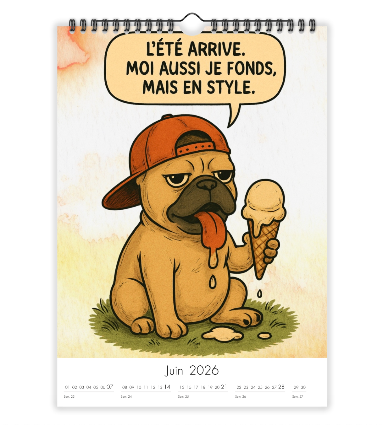 Calendrier bouledogues