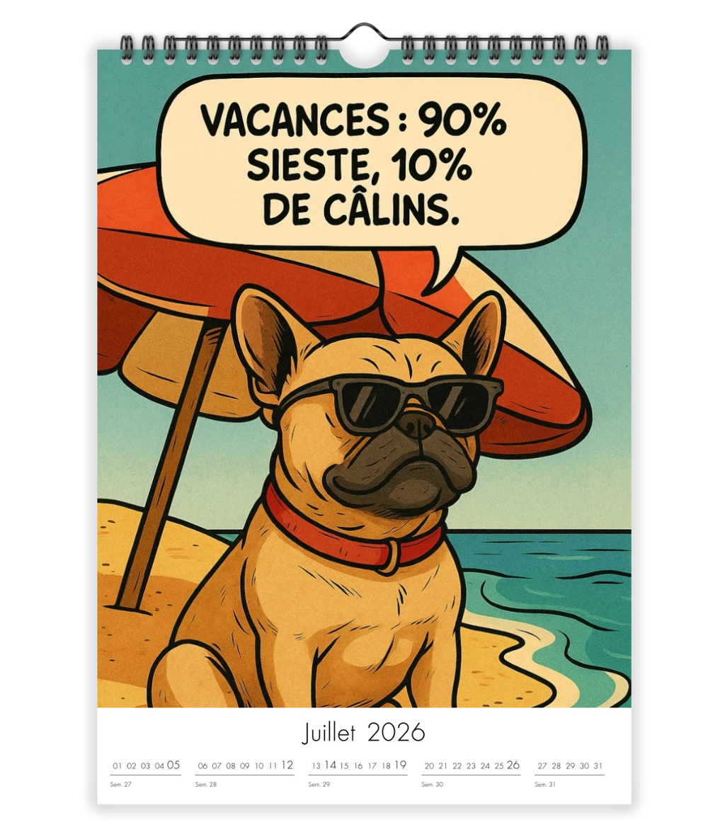 Calendrier bouledogues