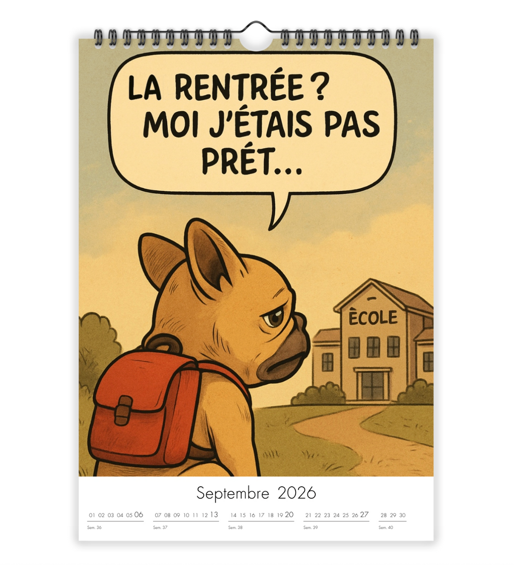Calendrier bouledogues
