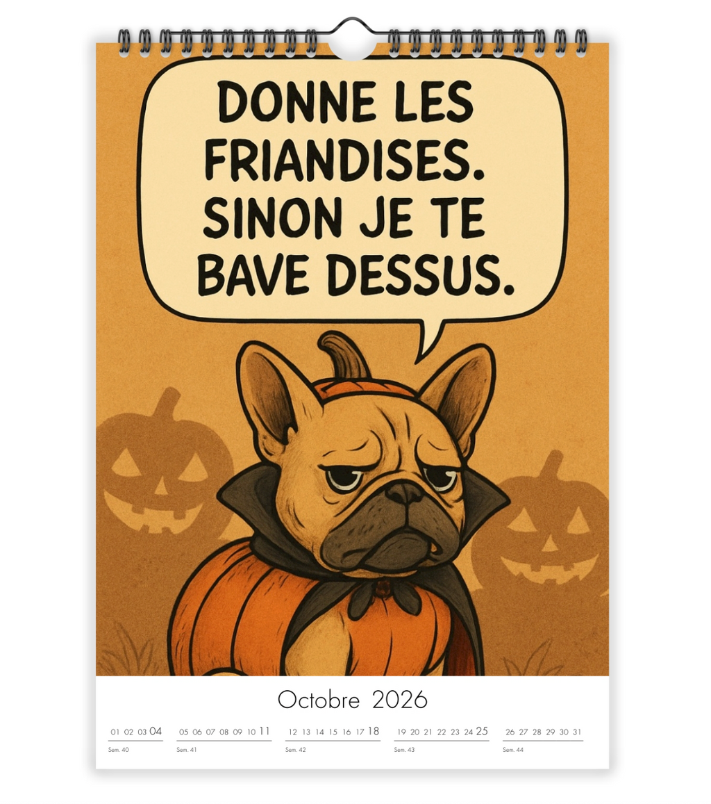 Calendrier bouledogues