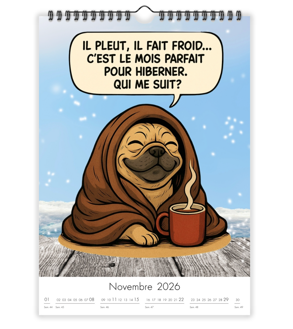 Calendrier bouledogues