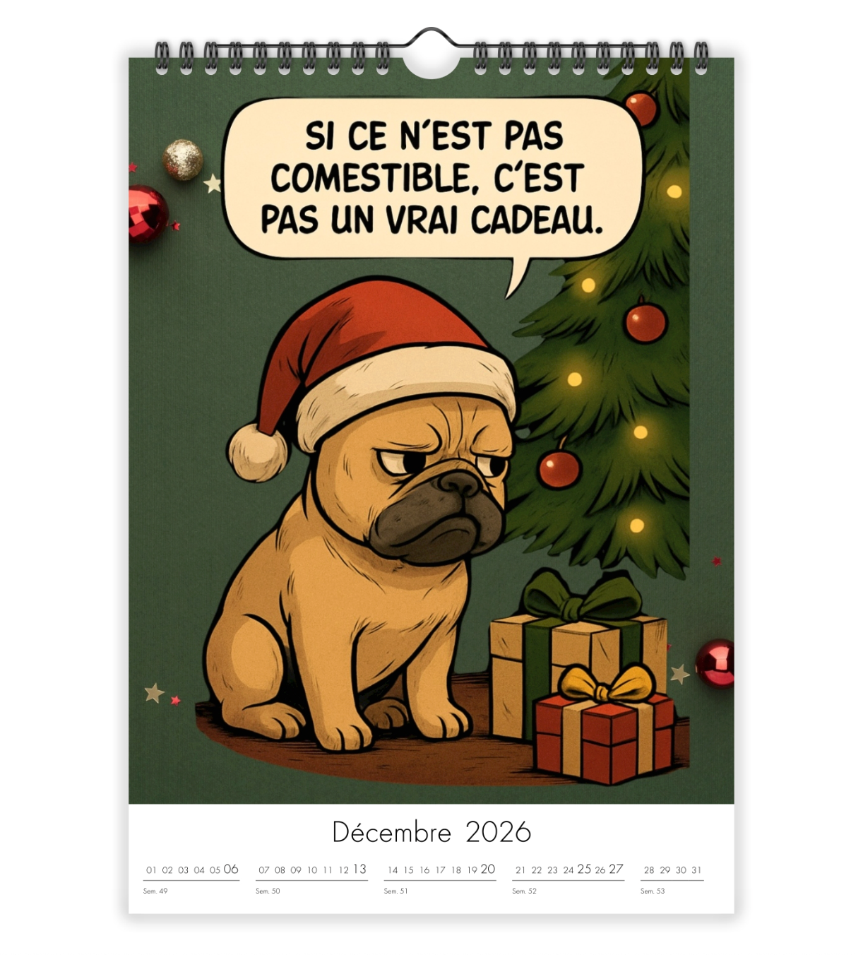 Calendrier bouledogues