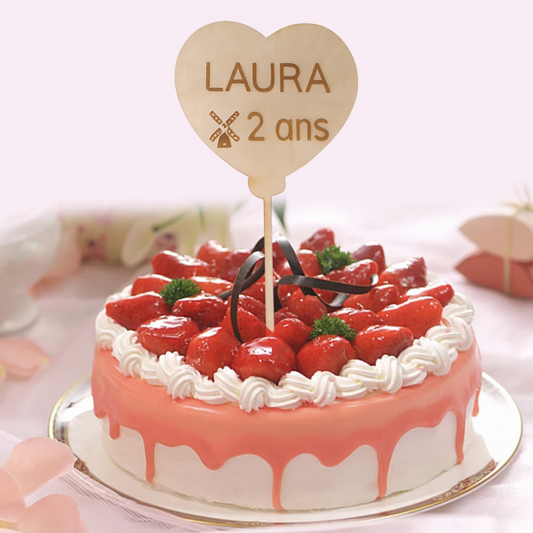 Décoration de gâteau - cœur