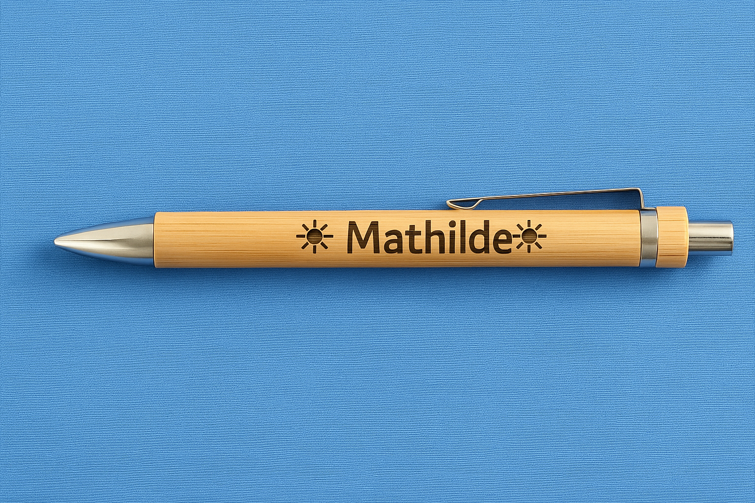 Stylo personnalisé en bois