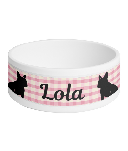 Gamelle personnalisée carreaux