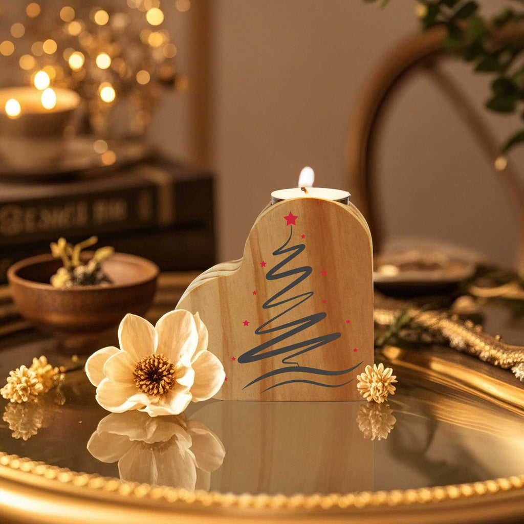 Bougeoir + 6 bougies - Plusieurs modèles