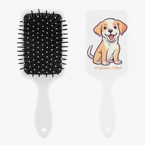 Brosse à cheveux personnalisée - chien