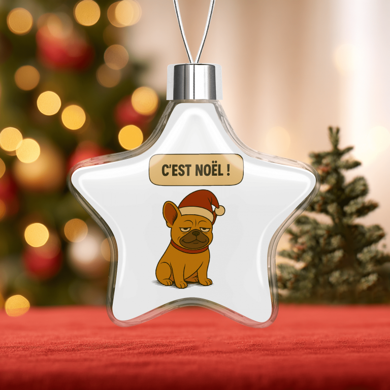 Boules de Noël forme étoile - Plusieurs modèles