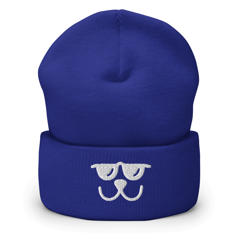 Bonnet brodé - smile