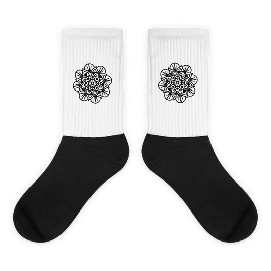 Chaussettes sublimées - Fleur