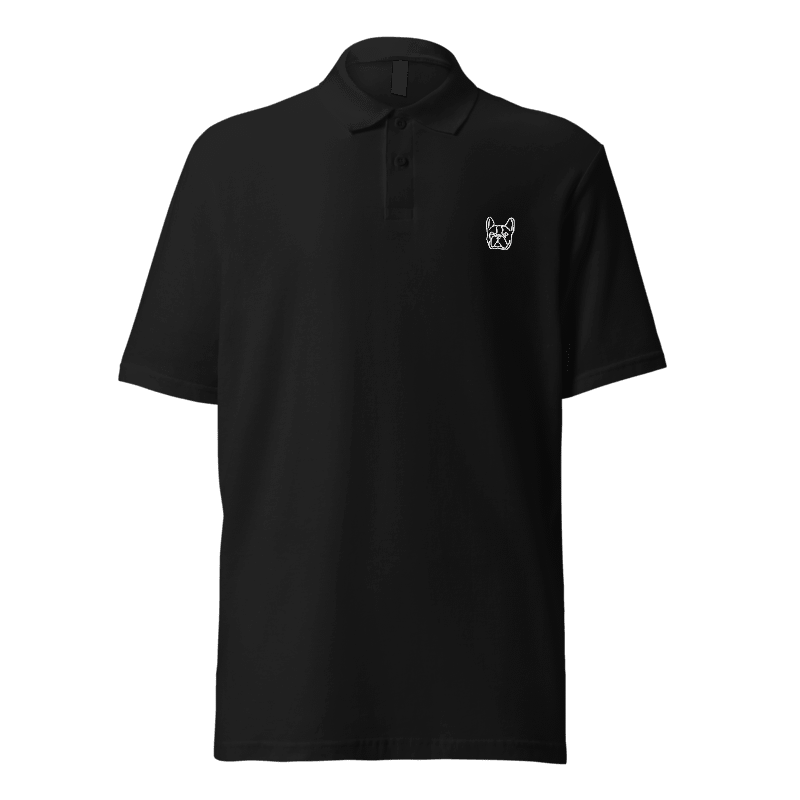 Polo unisexe brodé bouledogue