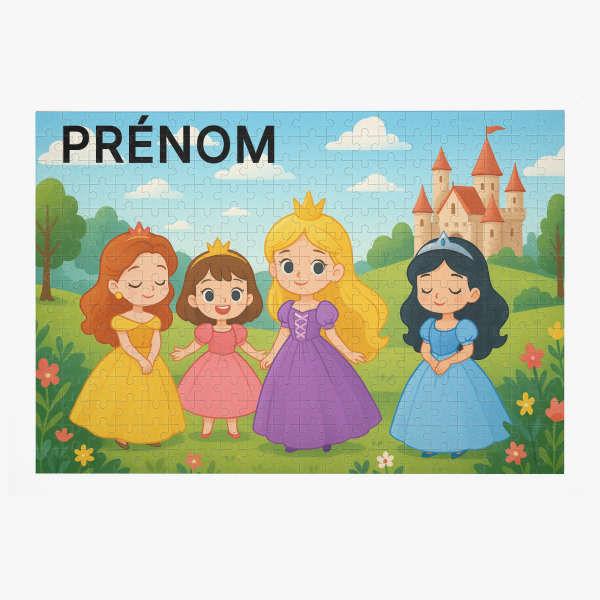 Puzzle personnalisé - Princesses