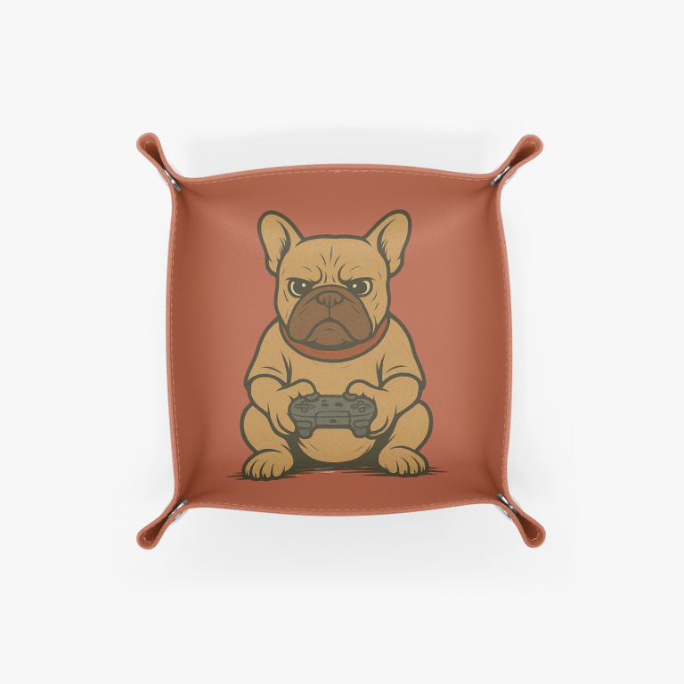 Vide-poche bouledogue - jeux vidéos